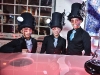waitstaff sported specially made steampunk hats