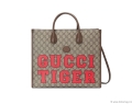 GUCCI TIGER GG MEDIUM TOTE BAG