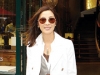 Michelle Yeoh is all smiles in front of the legendary Maison Guerlain in Paris.