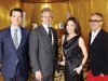 Thierry Wasser, Perfumer Guerlain, Laurent Boillot, CEO, Guerlain; Michelle Yeoh and Oliver Echaudemaison, creative director Guerlain.