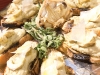Creamy Artichoke and Pecorino Cheese Crostini.