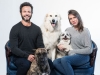 Danielle and Rob have seven dogs at home and are thinking about adding an eighth giving new meaning to bringing your work home | Photo By Jesse Milns