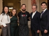 5. Dr. Toni Zhong, UHN; Angela Feldman, Grand Cru host; chef Toben Kochman, Toben Food by Design; David Feldman, Grand Cru host; Dr. Brett Beber, UHN | Photos by George Pimentel Photography