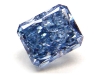 Guildhall\'s 0.63 Carat Radiant Cut Fancy Vivid Blue Diamond