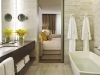 The forthcoming Four Seasons Hotel Toronto houses modern and stylish accommodations, which include these elegant yet comforting ensuites. (Photo courtesy of Four Seasons Hotels & Resorts)