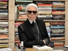 Lagerfeld immigrated to Paris from Germany at the age of 14 and studied drawing and history before becoming a design assistant for Pierre Balmain and, later, Jean Patou | Photo By Martin Meissner