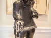 His avid collection of Inuit art includes this undated piece titled Hunter by Canadian Inuk sculptor John Tiktak