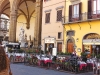 Florence’s stunning piazza is surrounded by classic architecture, perfect for outdoor dining.