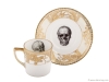11. UPCYCLED VINTAGE GOLD SKULL TEACUP