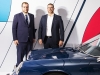 Left to right: Marc Ouayoun, president and CEO of Porsche Canada, and Achim Stejskal, director of the Porsche Museum, pose with the 1967 Porsche 912 | Photos by Dolce Magazine
