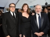 David O. Russell, Jane Rosenthal, and Robert De Niro attend the 26th Annual Screen Actors Guild Awards at The Shrine Auditorium | Photo by Kevin Mazur