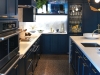 Richardson designed a custom kitchen, her "Night's Sky kitchen", at the Monogram Design Centre to inspire customers on how they can create their dream kitchen with Monogram