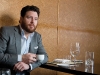 Chef-turned-entrepreneur  Scott Conant enjoys an espresso at one  of his restaurants, Scarpetta Toronto.