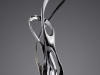 Sculpture – Exalted Giving, 52 x 29 x 25, Stainless Steel