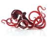 Artistically elevate the level of your home décor with a majestic red Studio Art Glass Octopus, and witness the mysterious beauty of the deep-blue every day.