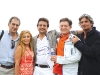 Edmond Khajetoorian, Marina Khajetoorian  (MK Interior Designs), Eduardo L. Bérèterbide, Eric Beli Bivar and Alain Clery enjoy the countryside event.