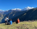 Singing bowl therapy, as part of spiritual well-being, on the Himalayan hilltops | Photo By Ruba Rahim
