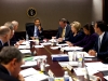 President Barack Obama holds meeting on Afghanistan in the Situation Room of the White House, Nov. 23, 2009.
