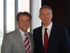 Venture capitalist Robert Herjavec with past Prime Minister of Great Britain, Tony Blair.