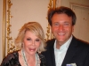 Venture capitalist Robert Herjavec with comedian, Joan Rivers.