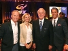 comedian gerry dee heather donoghue the right hon brian mulroney and ben mulroney host of ctvs etalk