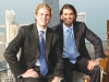 Enjoying each other’s company through work and play, Eric Trump, left, and Donald Trump Jr., right, take brotherly business to new heights.