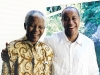 Nelson Mandela and Michael Lee-Chin.