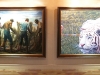 “The Fisherman” by Jamaican artist Barrington Watson and “White Tiger” by Canadian artist Mark Strutt make this Portland Holdings Inc. hallway look more like an art gallery.