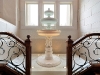 the balding estate staircase fountain