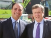Sam Mizrahi with Mayor John Tory