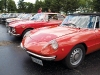 A 1974 GTV 2000 rests behind a 1967 Duetto Spider.