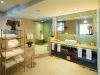 The Heron suite\'s modern bathroom has a soothing steam shower and soaker tub with jets.