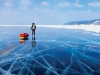 Siberian Express, 2010. Adventurers  Ray Zahab and Kevin Vallely run unsupported across 650 kilometres of a frozen Lake Baikal in an effort to inspire students to take action  and fund two water projects in Africa.