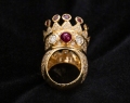 Tupac Shakur’s Self-Designed Gold, Diamond and Ruby ‘Crown’ Sovereign Ring