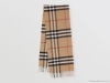 The Classic Check Cashmere Scarf by Burberry