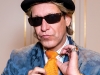 Wekerle’s inimitable rock-star fashion sense is as colourful as his personality