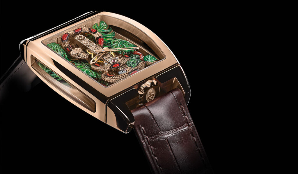 Golden Bridge 'Serpent' Watch