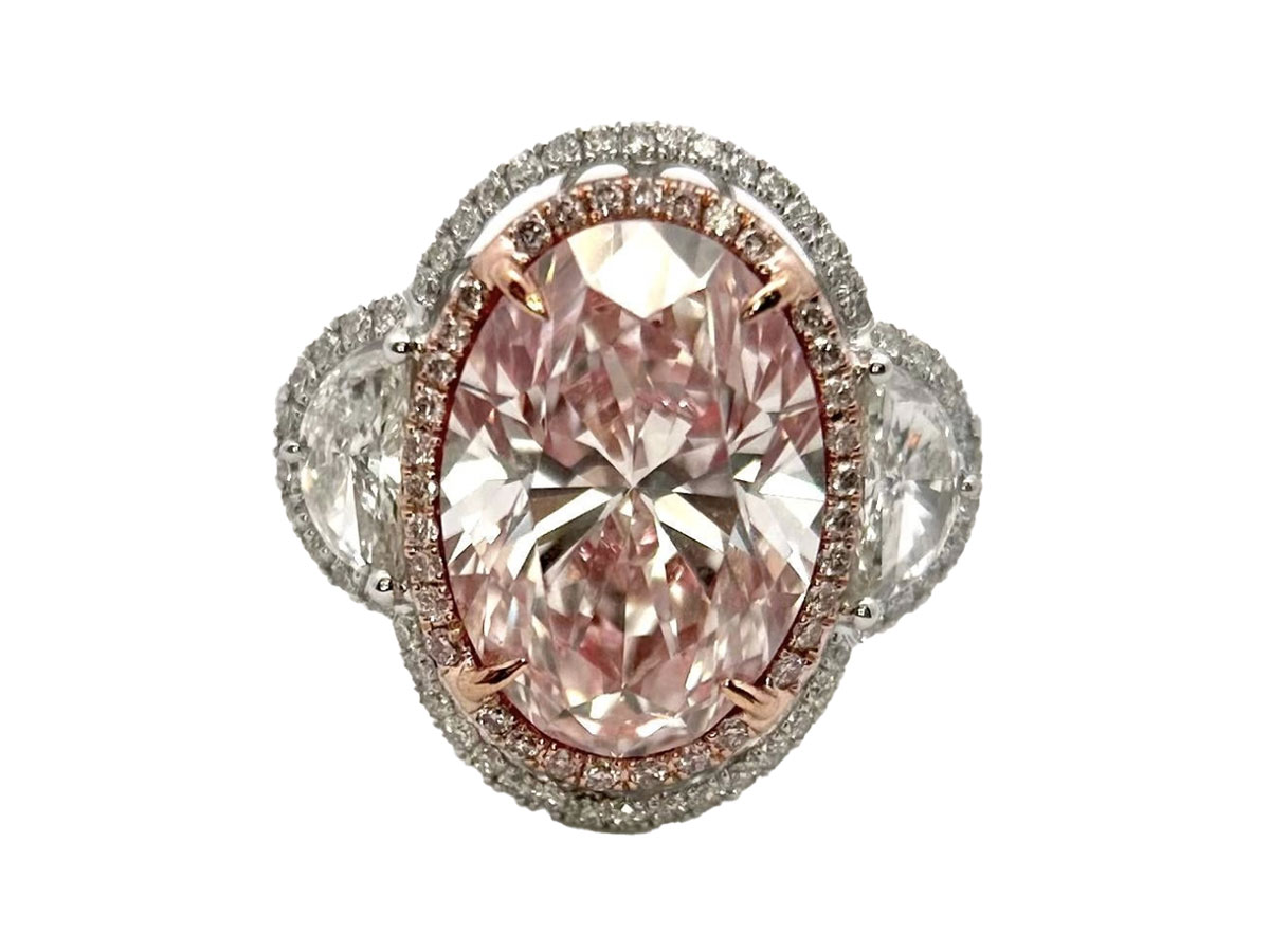RARE PINK DIAMOND RING