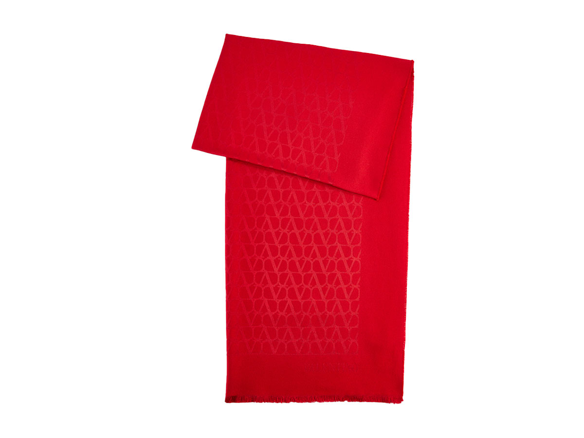 TOILE ICONOGRAPHE SILK AND WOOL SCARF